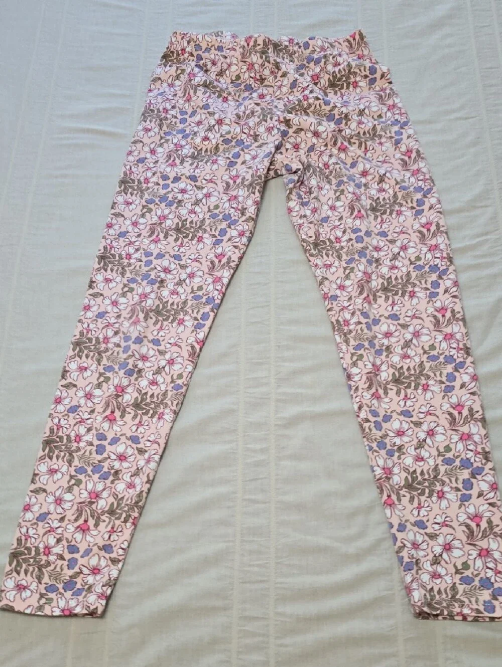 Gymboree/One Step Up/ LulaRoe Girls' Floral & Multicolor Leggings Size 10